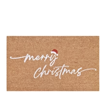 PVC Backed Coir Mat 45c75cm Merry Christmas