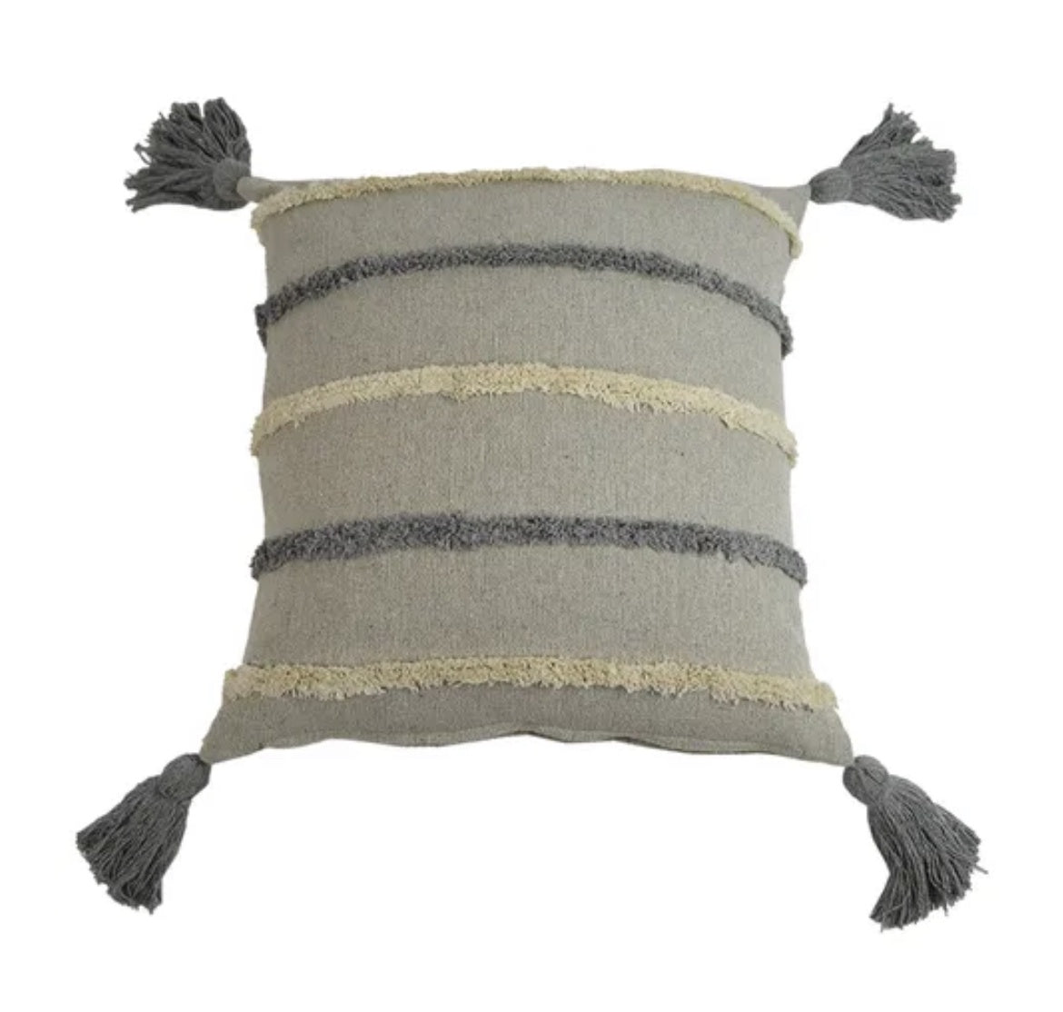 Dion Cotton Cushion Light Blue