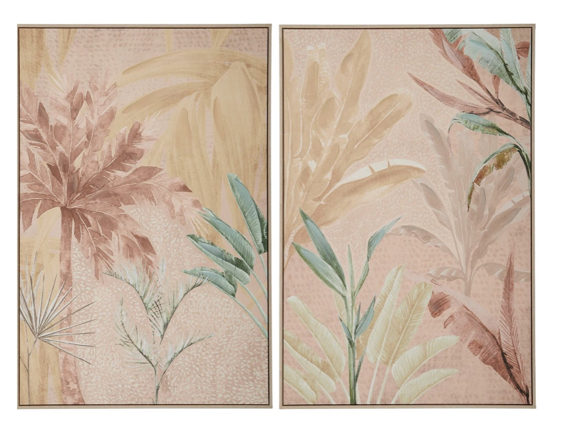 Eden Nat Frame Oil Canvas 80x120cm Asst