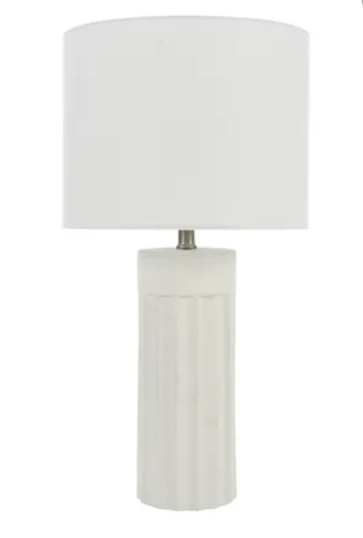 Florentina Ceramic Lamp White