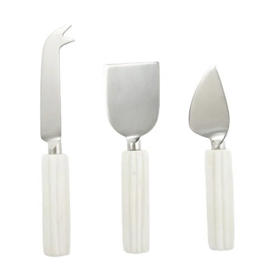 Mara S/3 Marble/Steel Cheese Knife