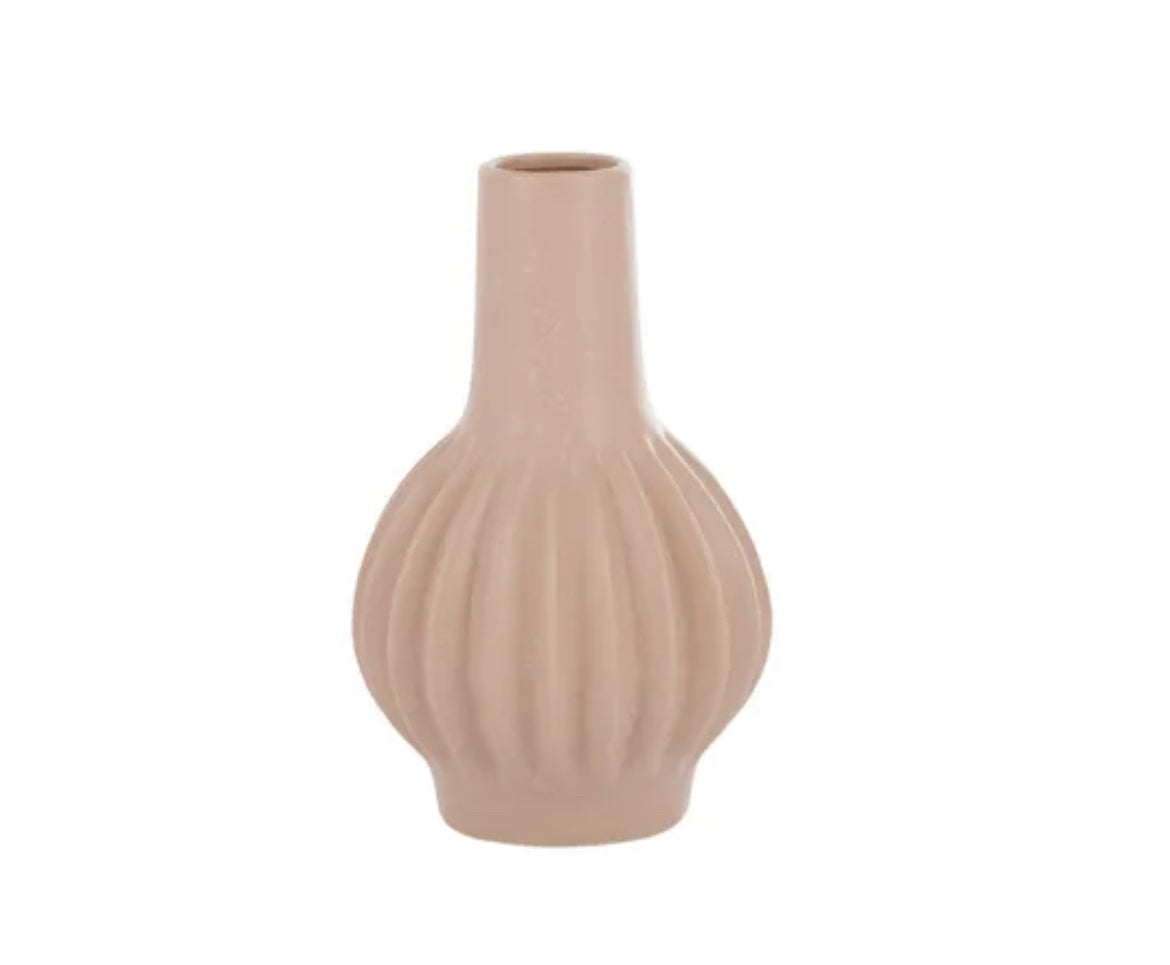 Speckle Ceramic Vase Rose