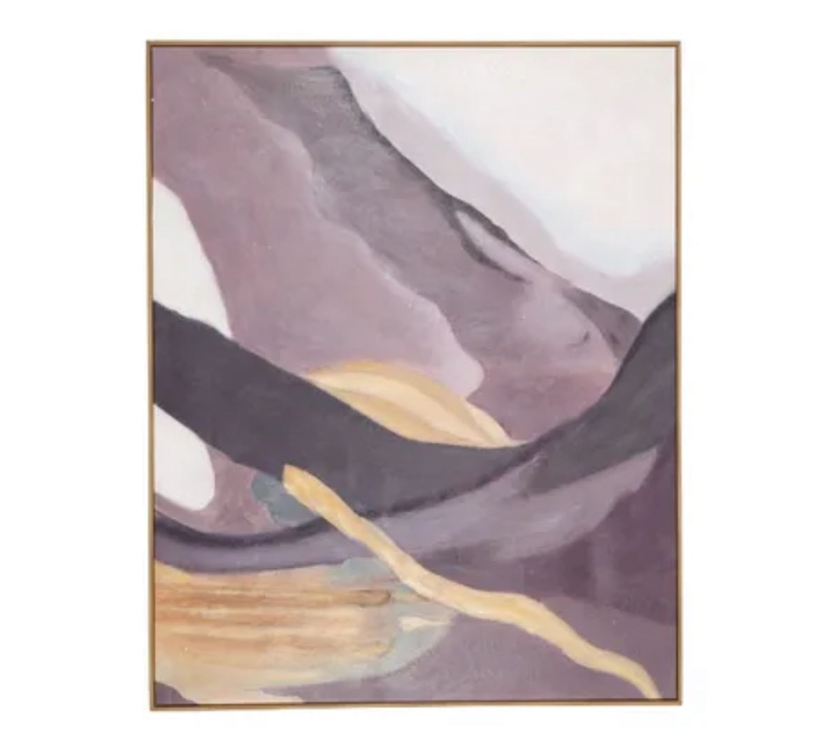 Swift Oak Frame Oil Paint Mauve