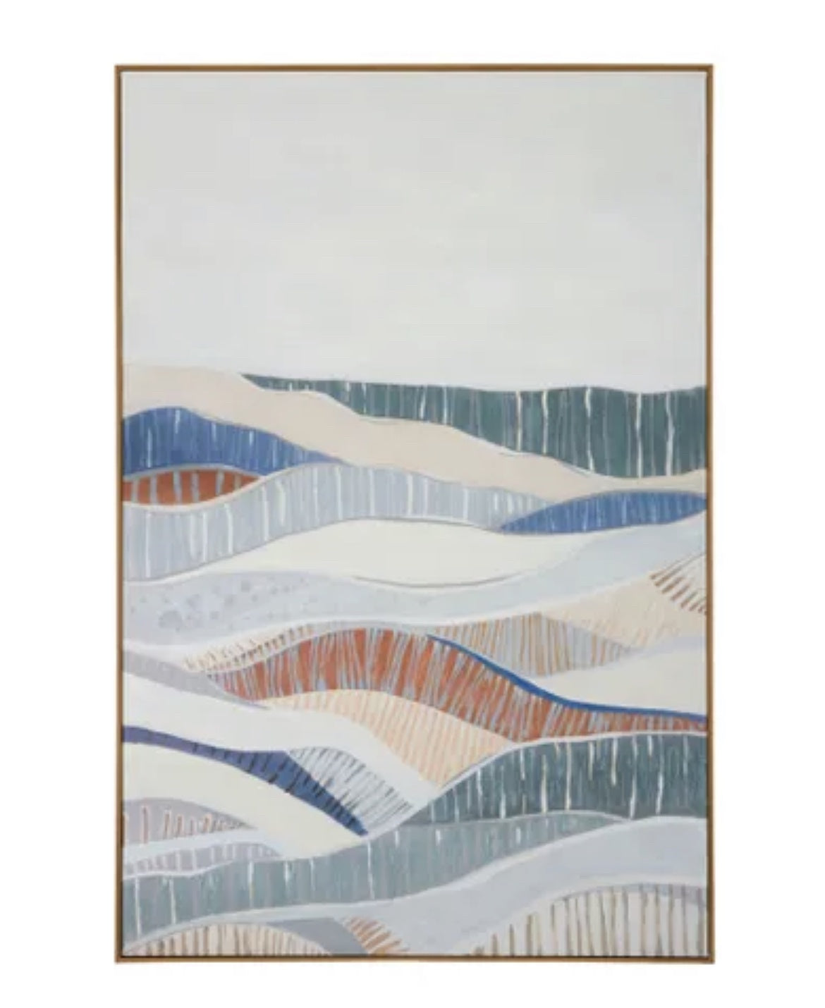 Tasman Oak Frame Oil Paint