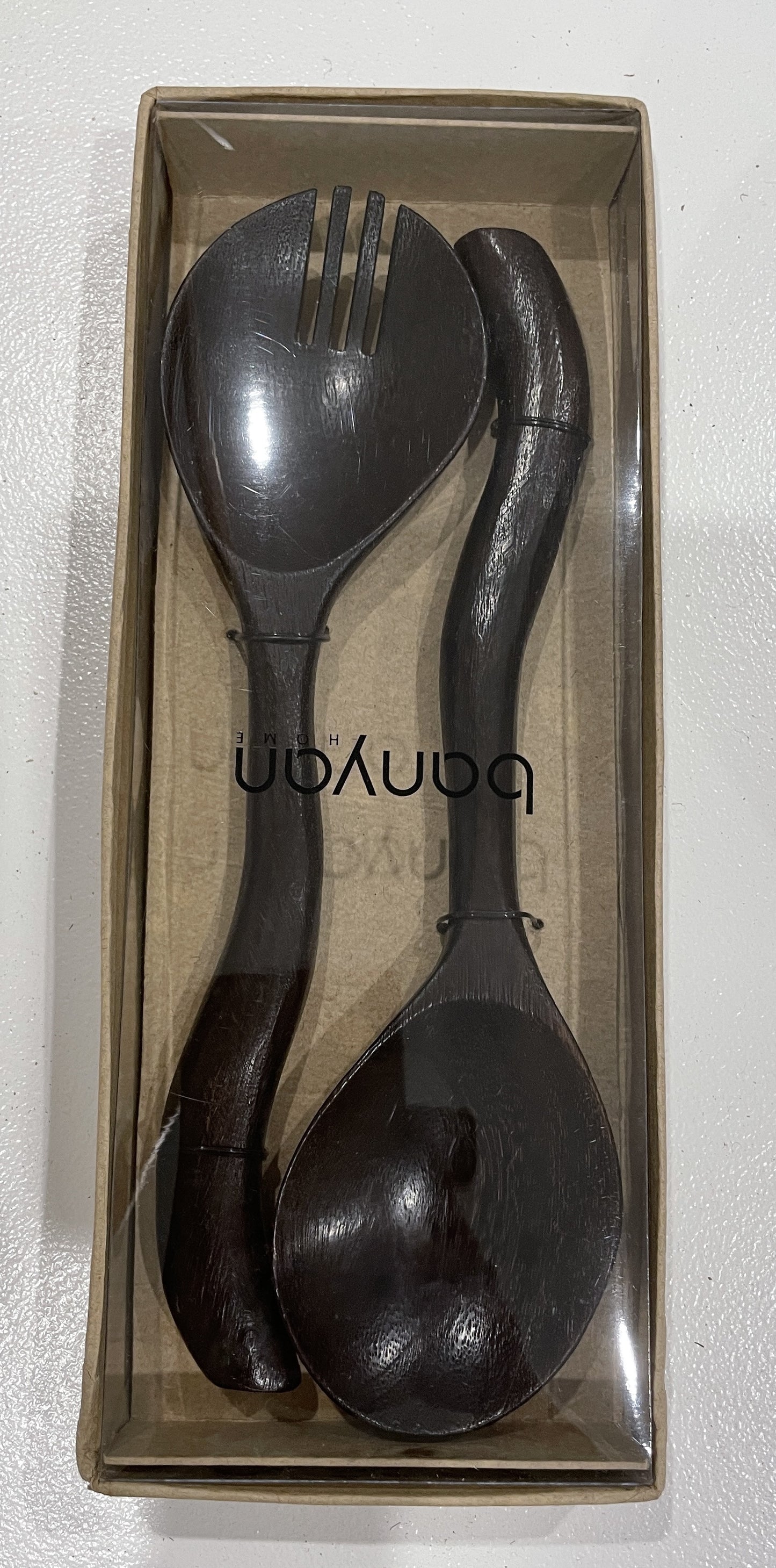 Clara Wooden Salad servers