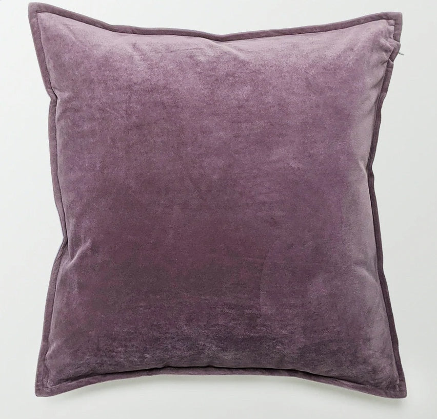 Luna Velvet and Linen Purple Square