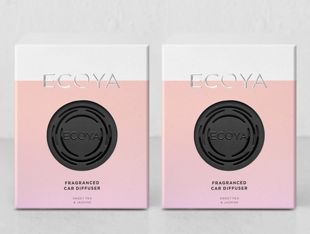Ecoya Sweet Pea And Jasmine Car Diffuser