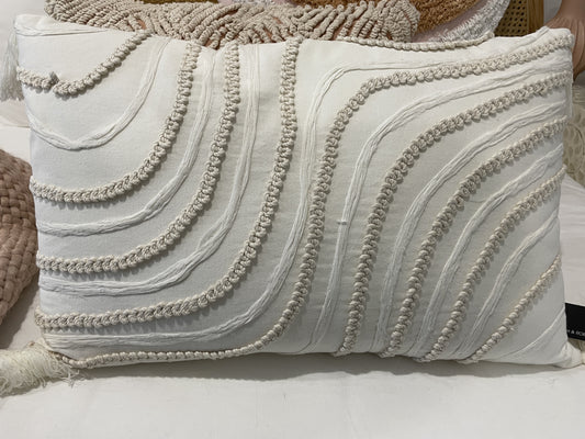 Tides Embroider cushion