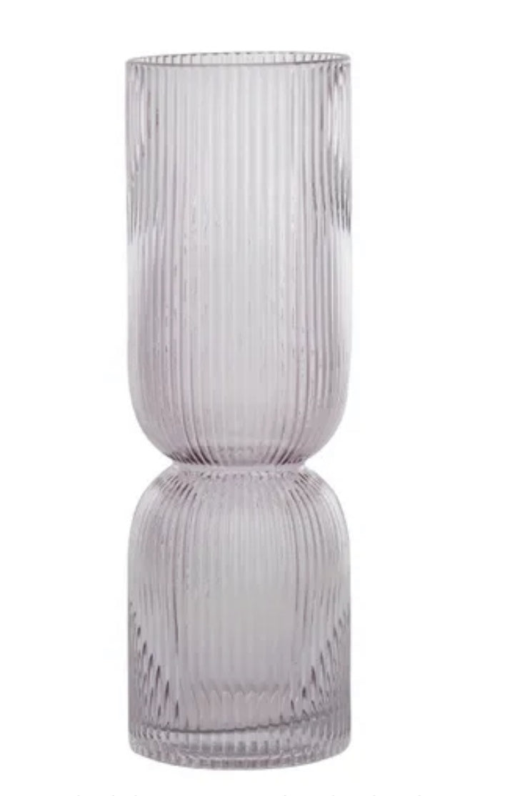 Erwin Glass Vase Mauve