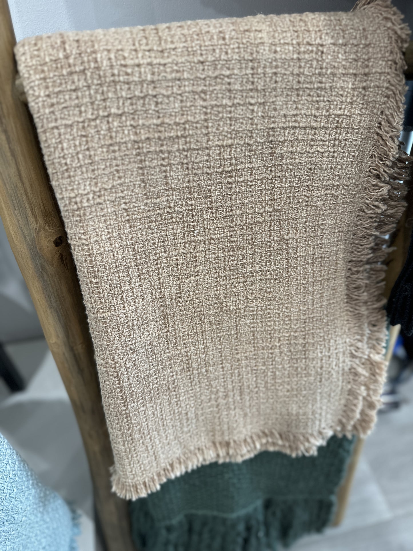 Zohra cotton throw nude