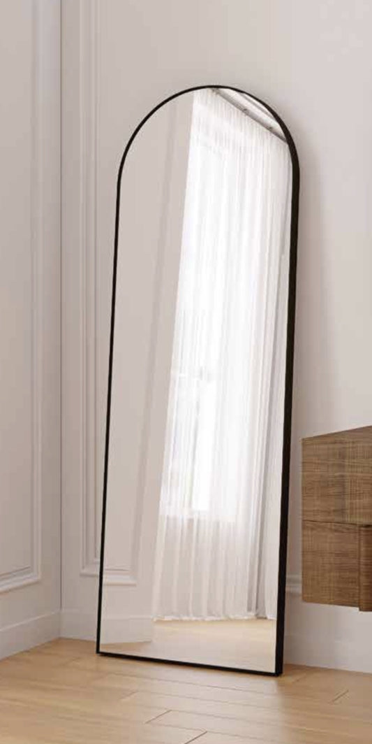 Piza Arch mirror black flame