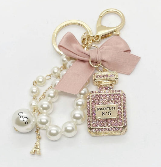 Keyring pink Crystal