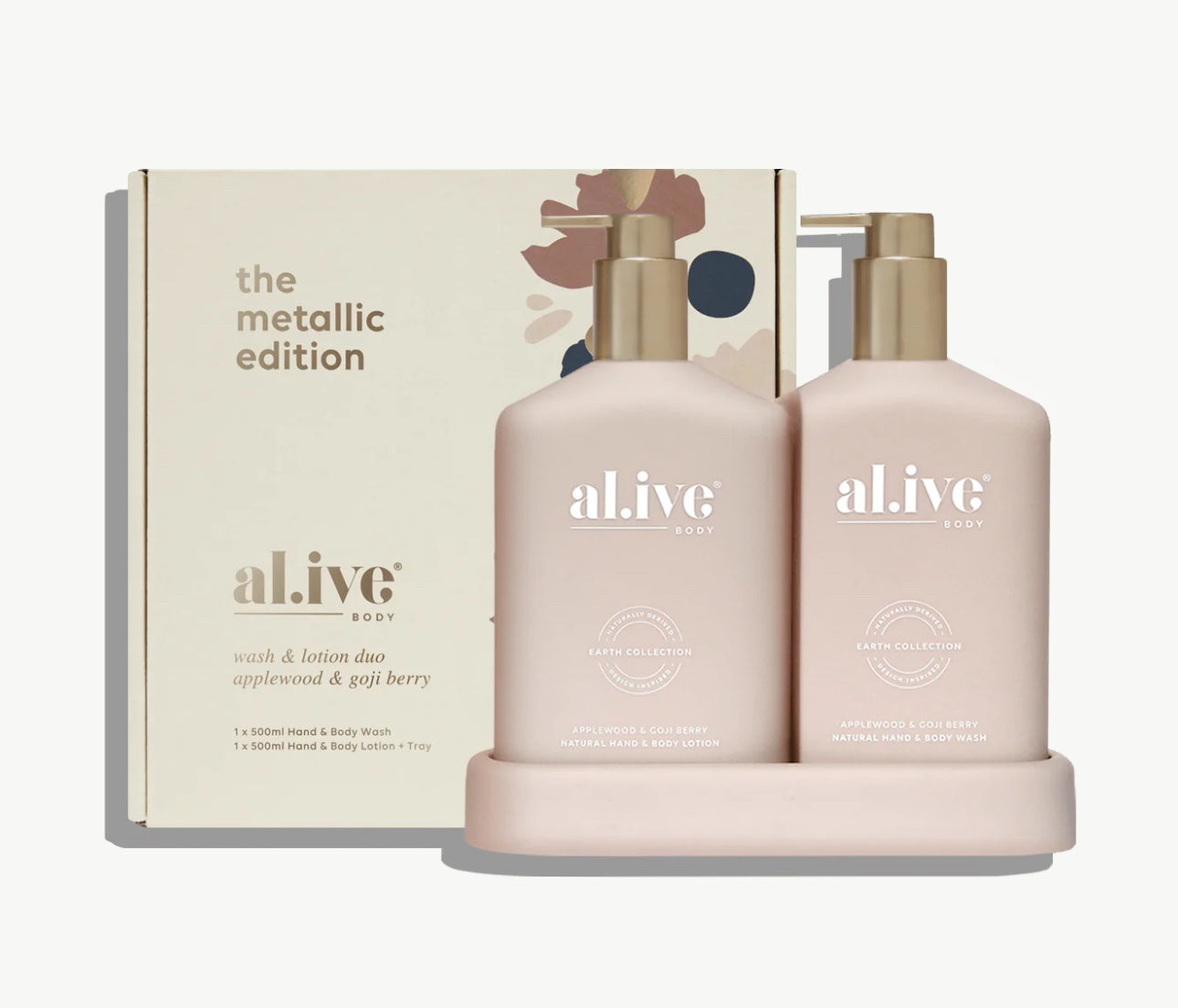 Al.ive  METALLIC EDITION DUO PACK  APPLEWOOD & GOJI BERRY