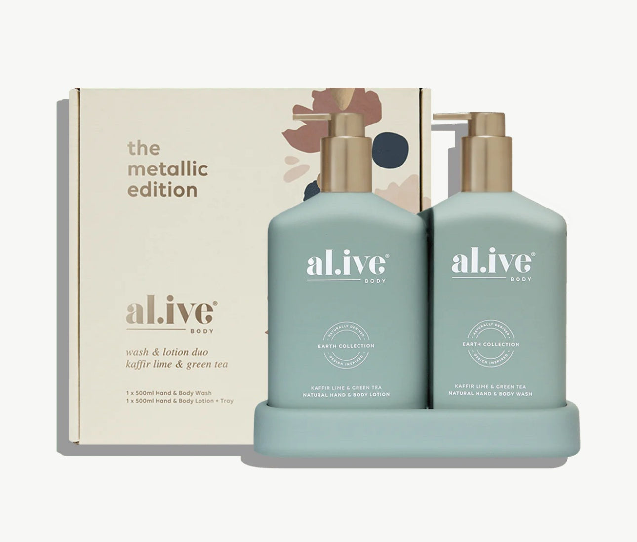 Al.ive METALLIC EDITION DUO PACK KAFFIR LIME & GREEN TEA