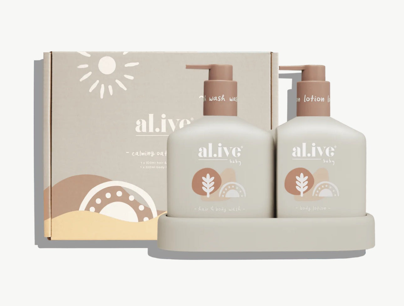 Al.ive CALMING OATMEAL BABY DUO