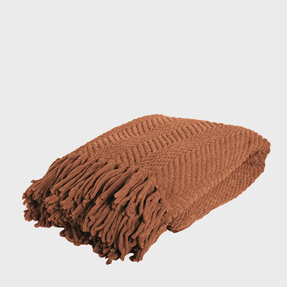 Louie throw pecan