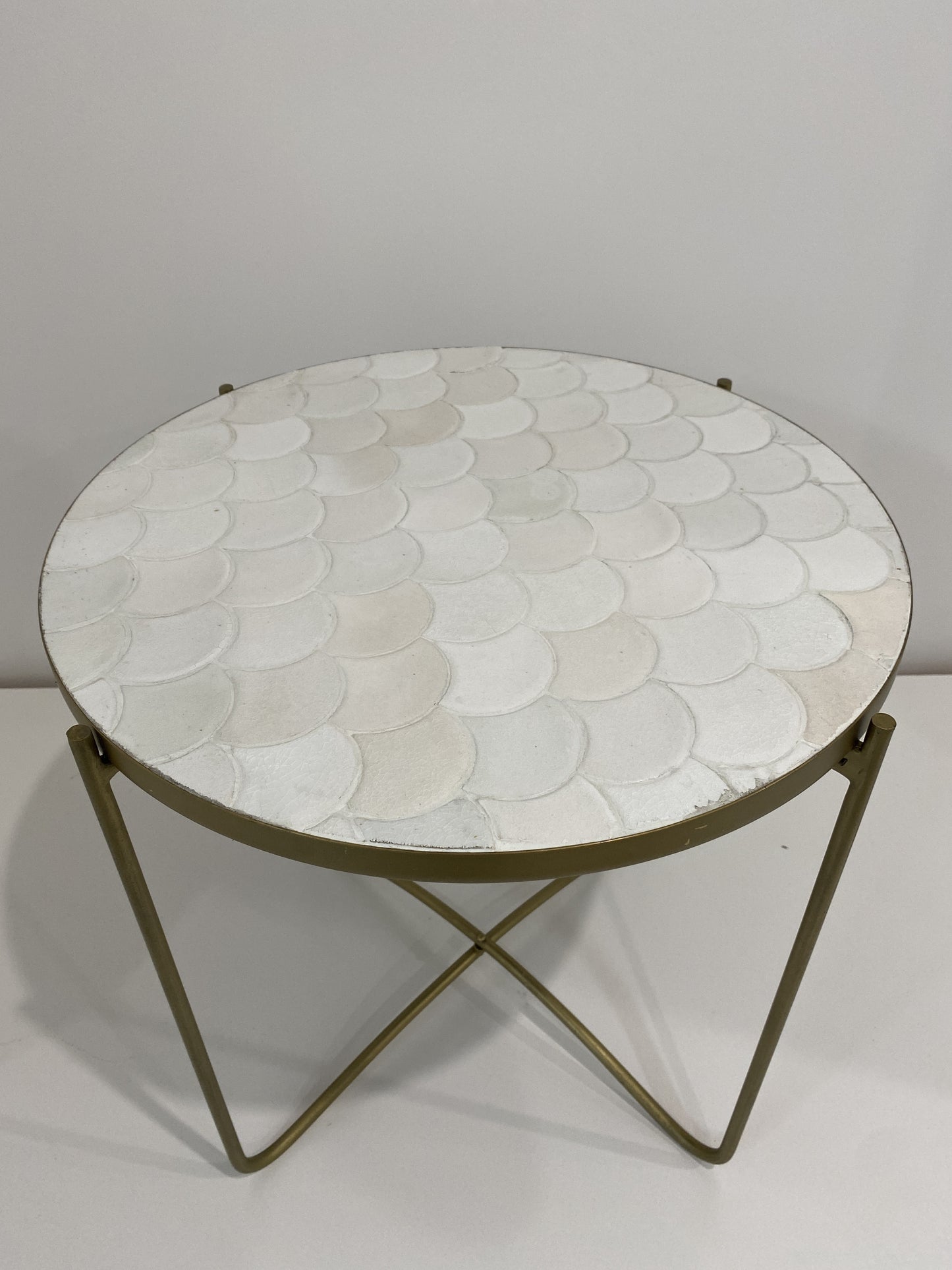 Clifton White tile table