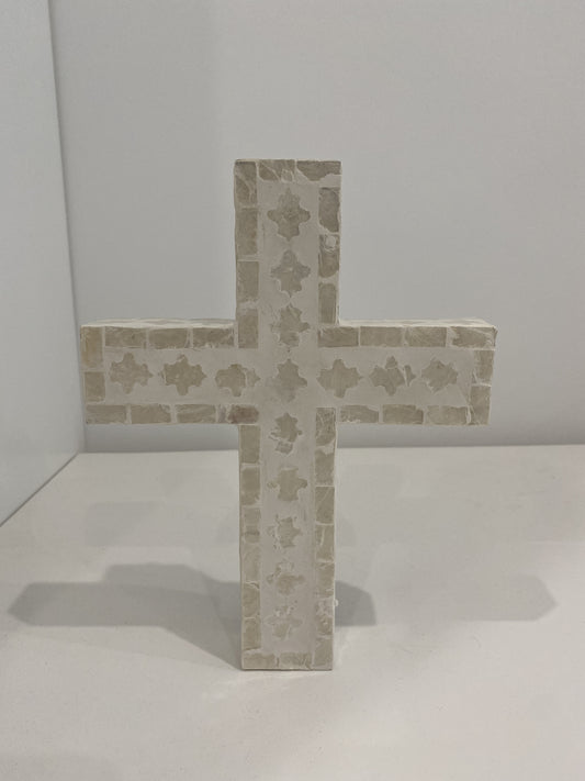 Cheyenne Inlay Cross Ivory Large