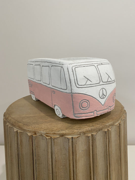 VW Cement Planter Pink Large