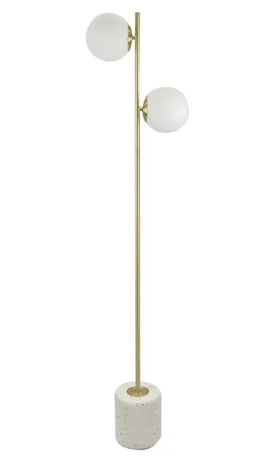 Domo Terrazzo / Metal Floor Lamp