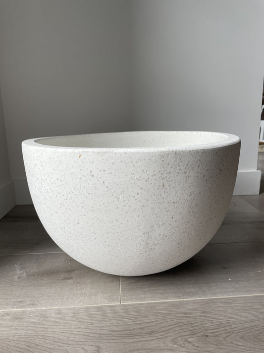 Terrazzo Round Bowl Shape pot Large