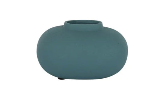 Zaria Metal Vase Teal