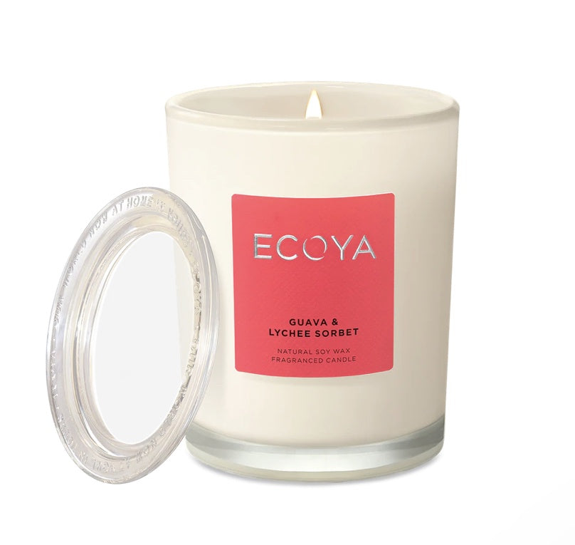 Ecoya Guava and Lychee Sorbet Metro Candle