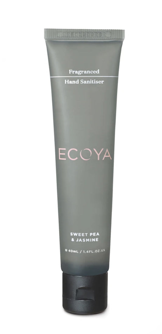 Ecoya Sweet Pea and Jasmine Fragranced Hand Sanitiser 40ml