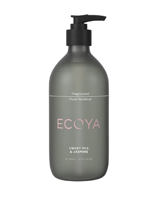 Ecoya Sweet Pea and Jasmine Fragranced Hand Sanitiser 450ml