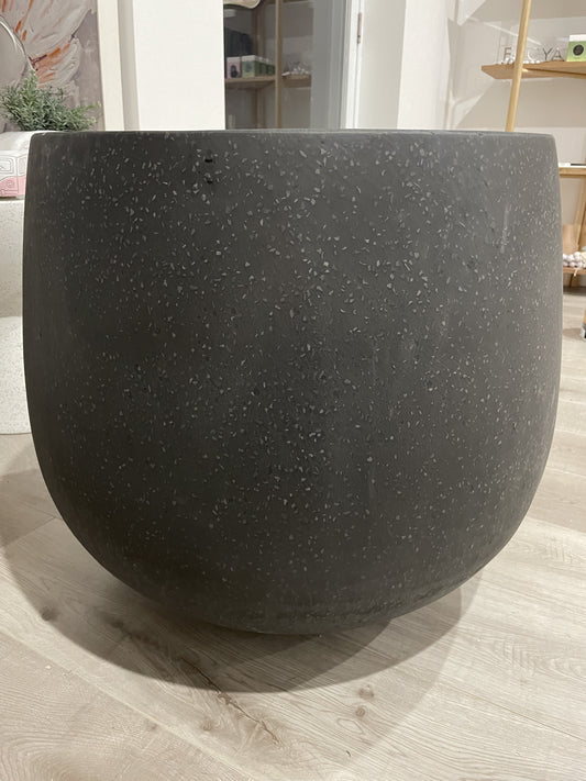 Terrazzo Garden Round large Black