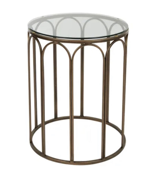 Calvin metal side table