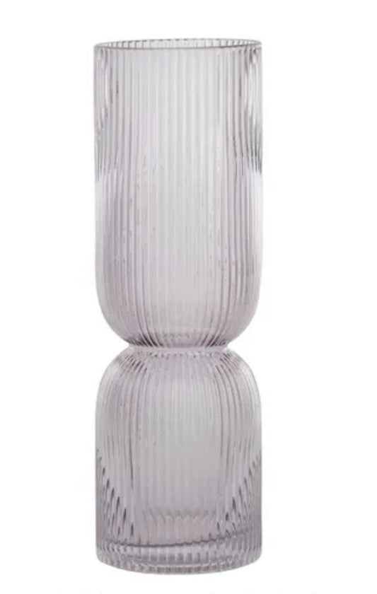 Erwin Glass Vase Mauve