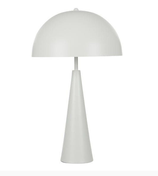 Orelia Metal Lamp Matte White