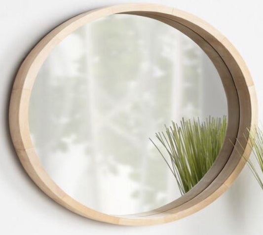 Ollie Oak Framed Mirror