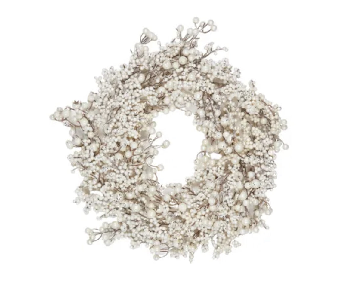 Pearl Wreath white