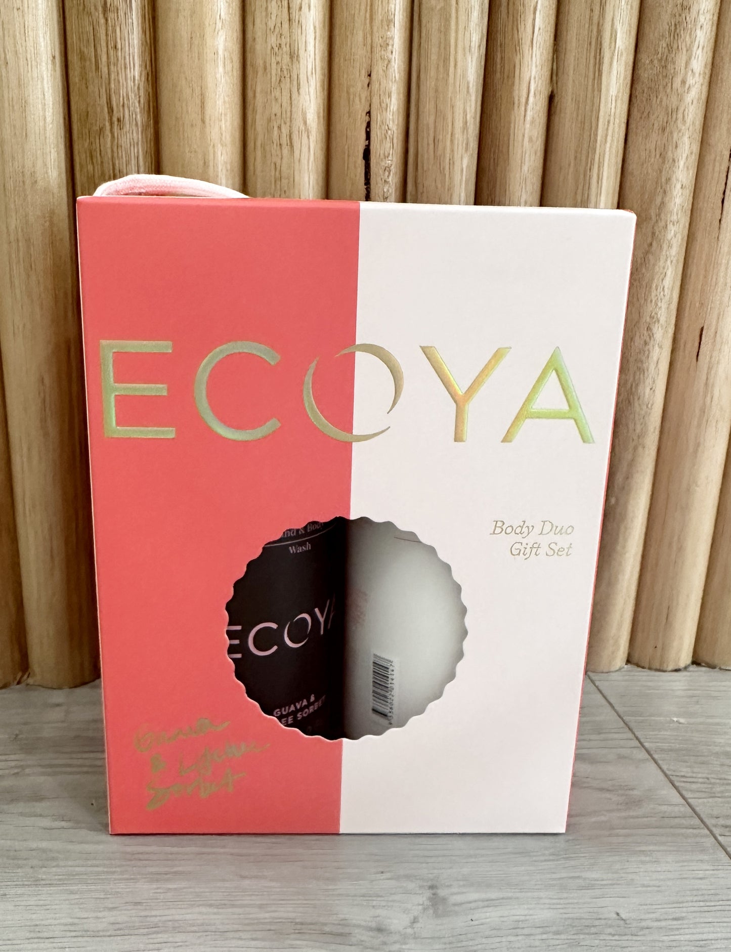 ECOYA Guava & Lychee Sorbet Body duo Gift Set
