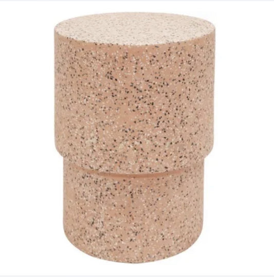 Blatt Terrazzo Stool - Pink