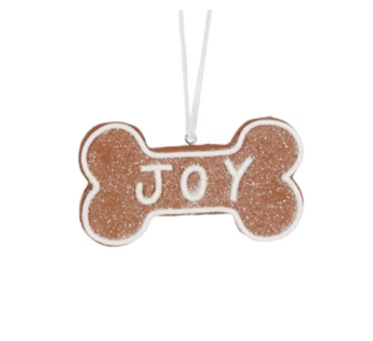 Gingerbread Joy Bone hanging
