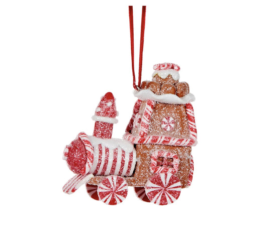 Gingerbread train hanging