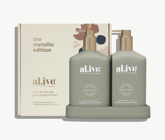 Al.ive METALLIC EDITION DUO PACK GREEN PEPPER & LOTUS