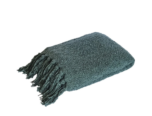 Jade Throw Evergreen