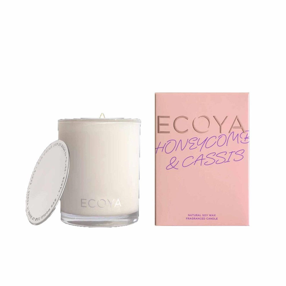 Ecoya Winter Limited Edition  Madison Candle (400g) Honeycomb and Cassis