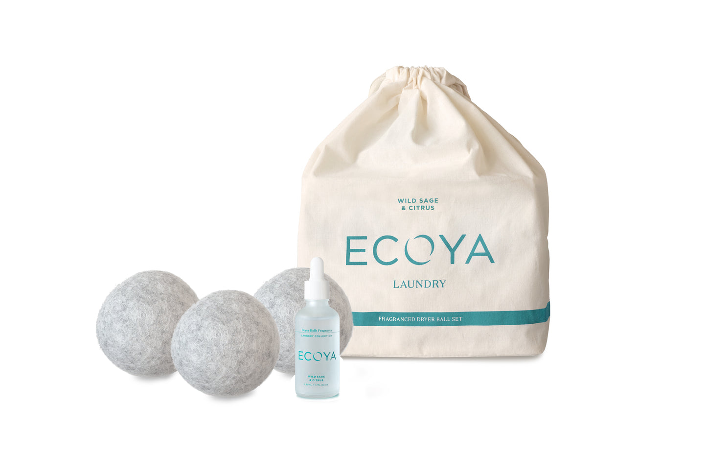 Ecoya Lavender and Chamomile Laundry Dryer Ball set